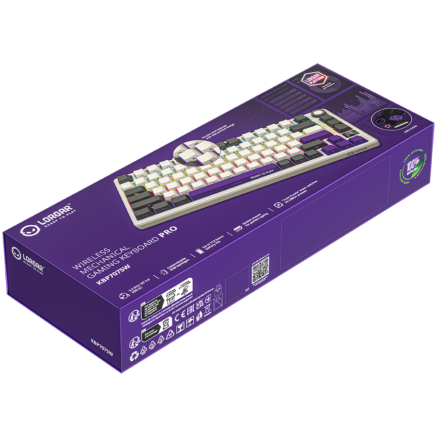 Lorgar KBP7075W – Wireless Mechanical Gaming Keyboard