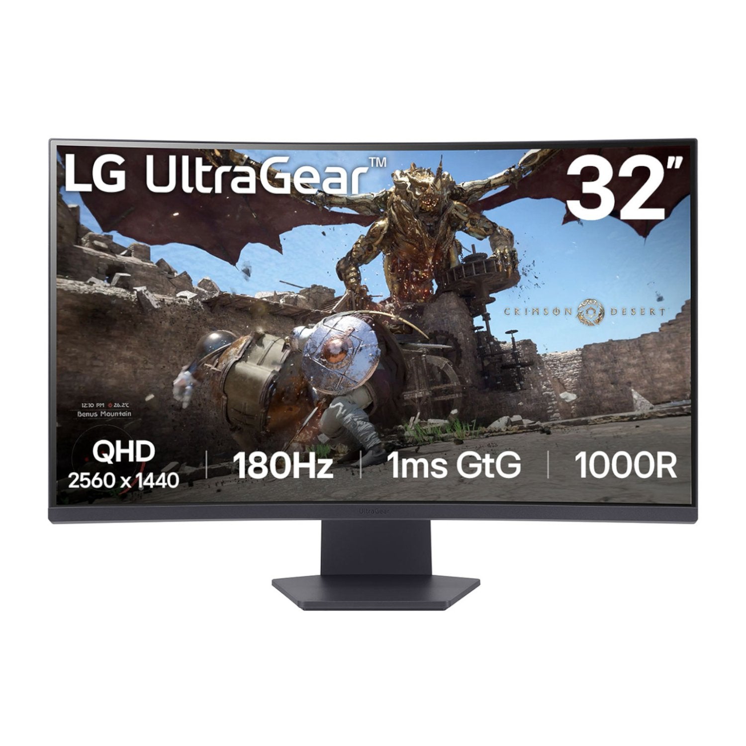 LG UltraGear 32″ QHD VA Curved Gaming Monitor