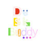 Colorful 'My Desk Buddy' logo on a black background