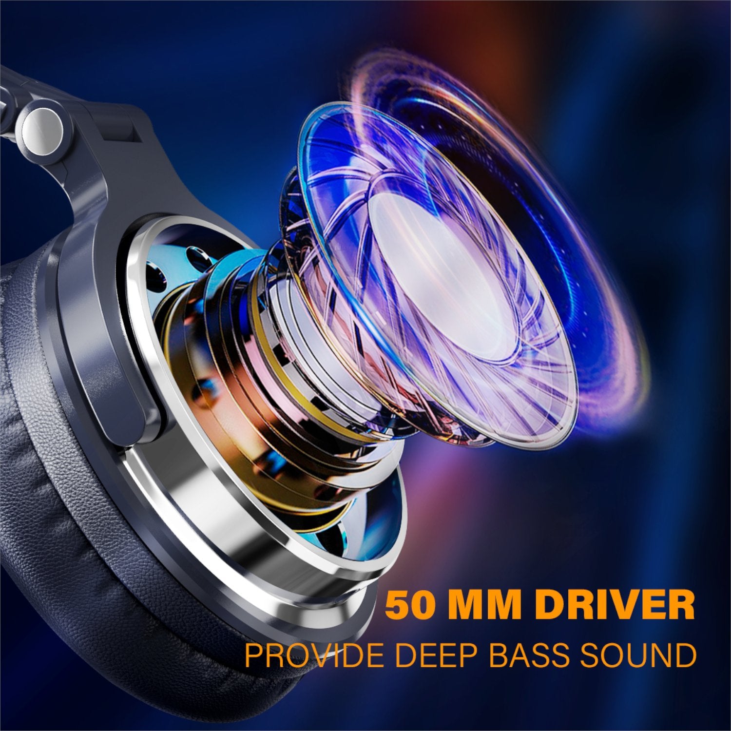 OneOdio Studio Pro-10 Wired Over-ear Headphones – Dark Blue