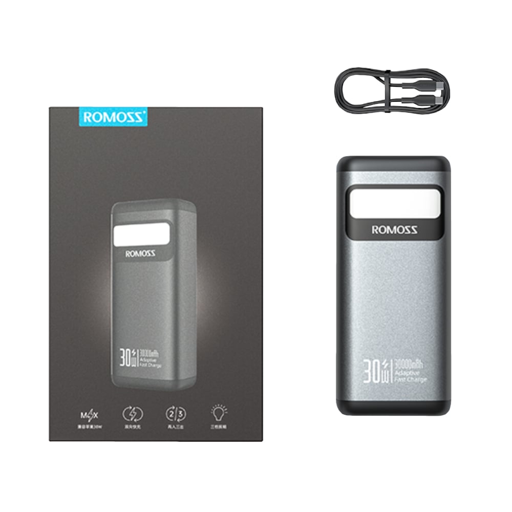 Romoss PMT30 30000mAh 30W Fast Charge Power Bank