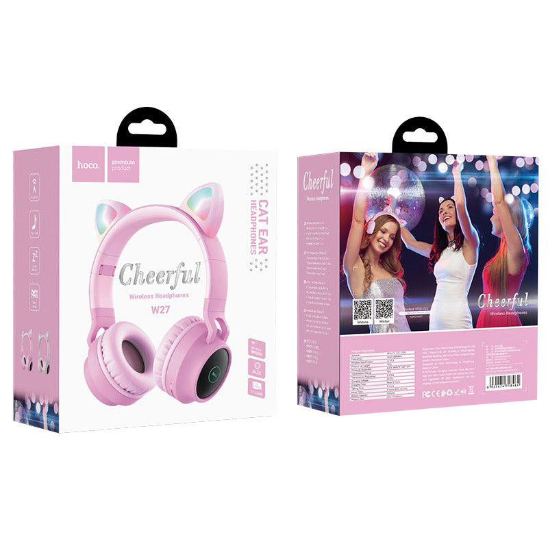 W27 Cat Ear Headphones